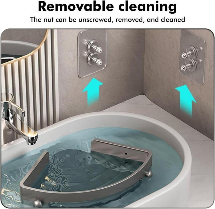 3-Pack Plastic Black Triangle Shower Caddy, 3-Tier Corner Shelves Shower Storage Rack, Drill Free Wall Mountshower Organizer, 40Lbs Load Capacity Bathroomaccessories Towels Hook Toiletries