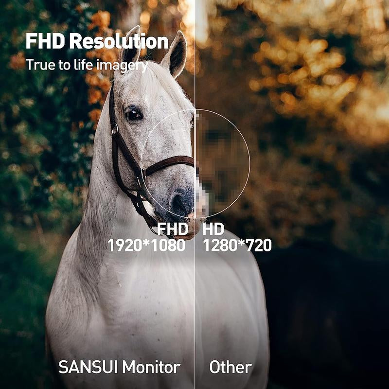 Sansui 22/24/27 Inch 75Hz/75Hz/100Hz IPS FHD DP/HDMI/VGA Monitors for Working and Gaming(Hdmi Cable Included)