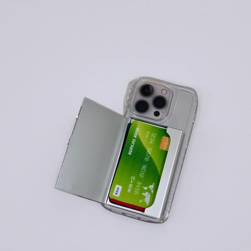 WALLIT! the Phone Wallet You Can Stick to the Wall! LIGHT PINK Silicone Suction Cup Phone Wallet| Phone Case