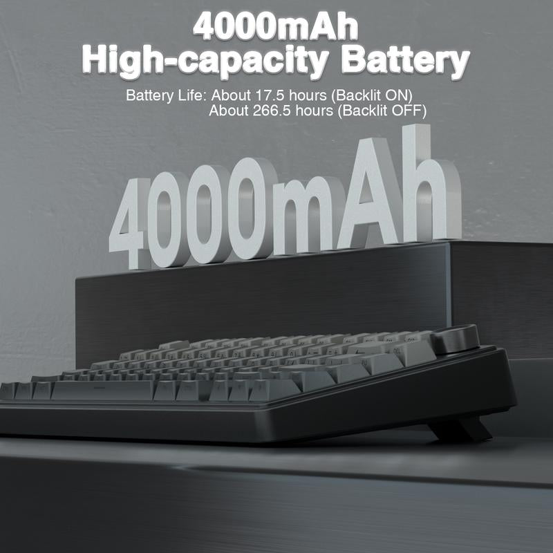 AULA F75 Pro Mechanical Keyboard RGB Backlit 2.4G Wireless Bluetooth Gaming Keyboard for Gamers Gaming PC Accessories Gasket Custom Creamy Keyboard