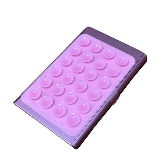 WALLIT! the Phone Wallet You Can Stick to the Wall! LIGHT PINK Silicone Suction Cup Phone Wallet| Phone Case